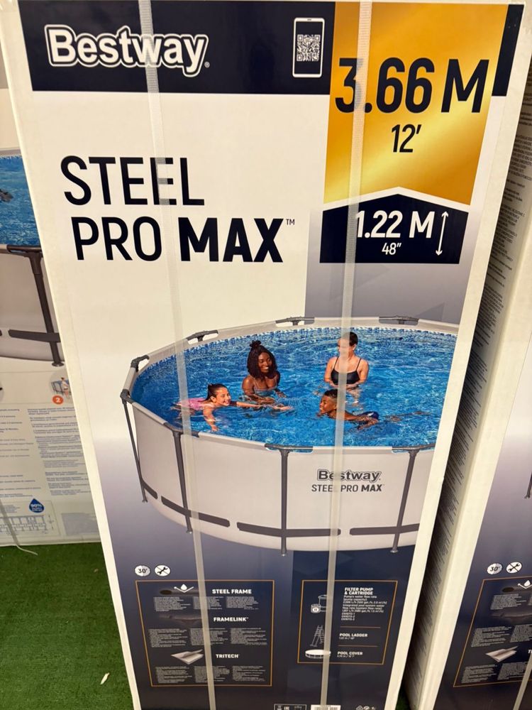 Найнижча ціна на каркасний басейн Bestway 3.66 x 1.22 !!?