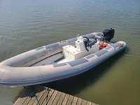 Łódź motorowa 90HP , RIB 570 , twarde dno, ponton motorowy, motorówka