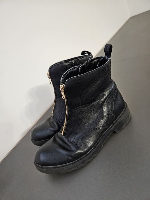 Botki skóra naturalna Geox