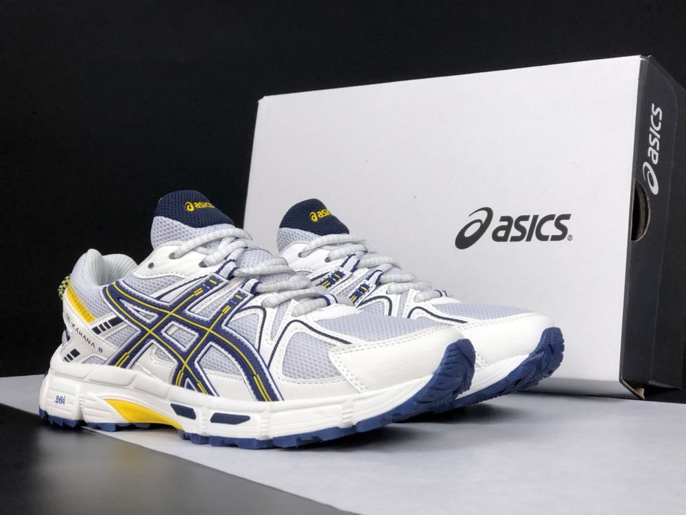 ТОП ПРОДАЖ! Asics Gel-Kahana 8 White/Blue 36 37 38 39 40 41 асикс