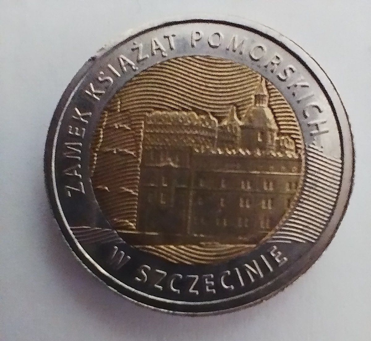 Moneta 5 złotych Zamek Książąt pomorskich