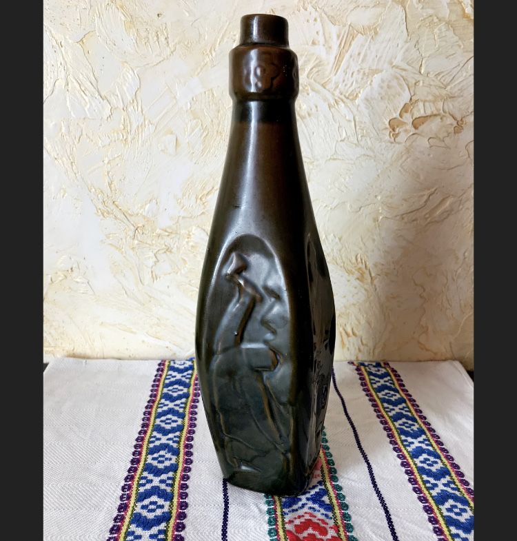 Керамическая бутылка украинская керамика штоф ссср
