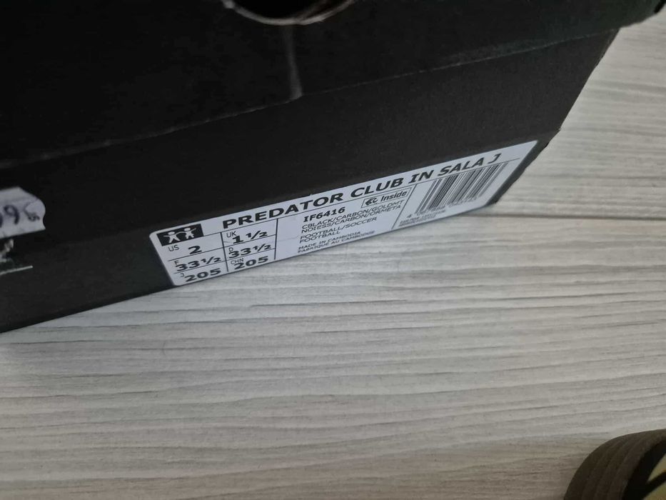 Buty piłkarskie halówki adidas Predator Junior rozmiar 33 1/2