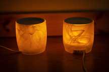 2 lampki nocne świece zapachowe odświeżacz powietrza