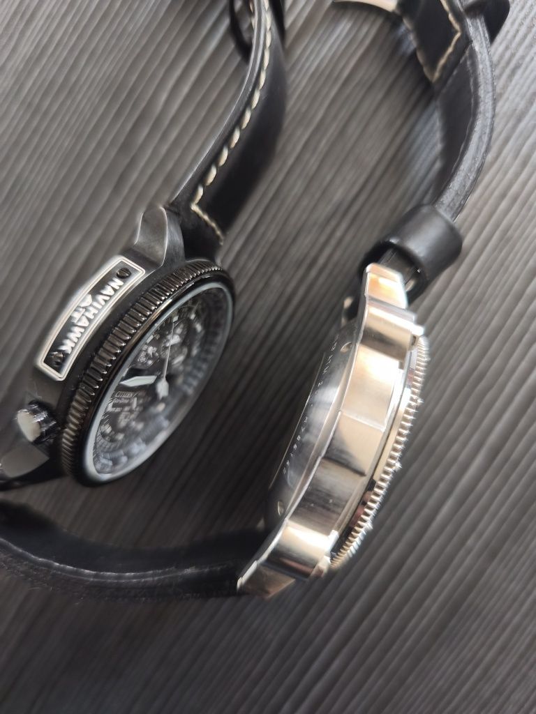 2 Relógios Hamilton Bellow zero e Citizen navihawk.