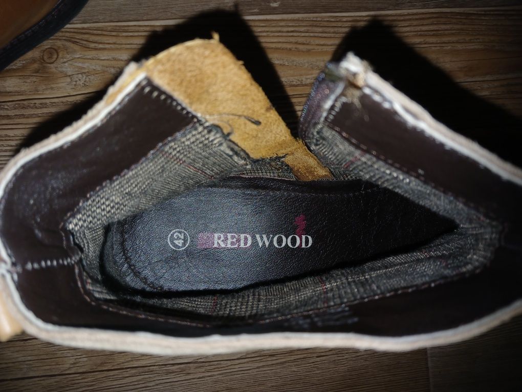 Ботинки кожаные Red Wood Italy р.42