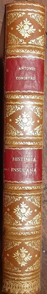 Historia Insulana por Antonio Cordeiro 1717 1 edição Historia Açores