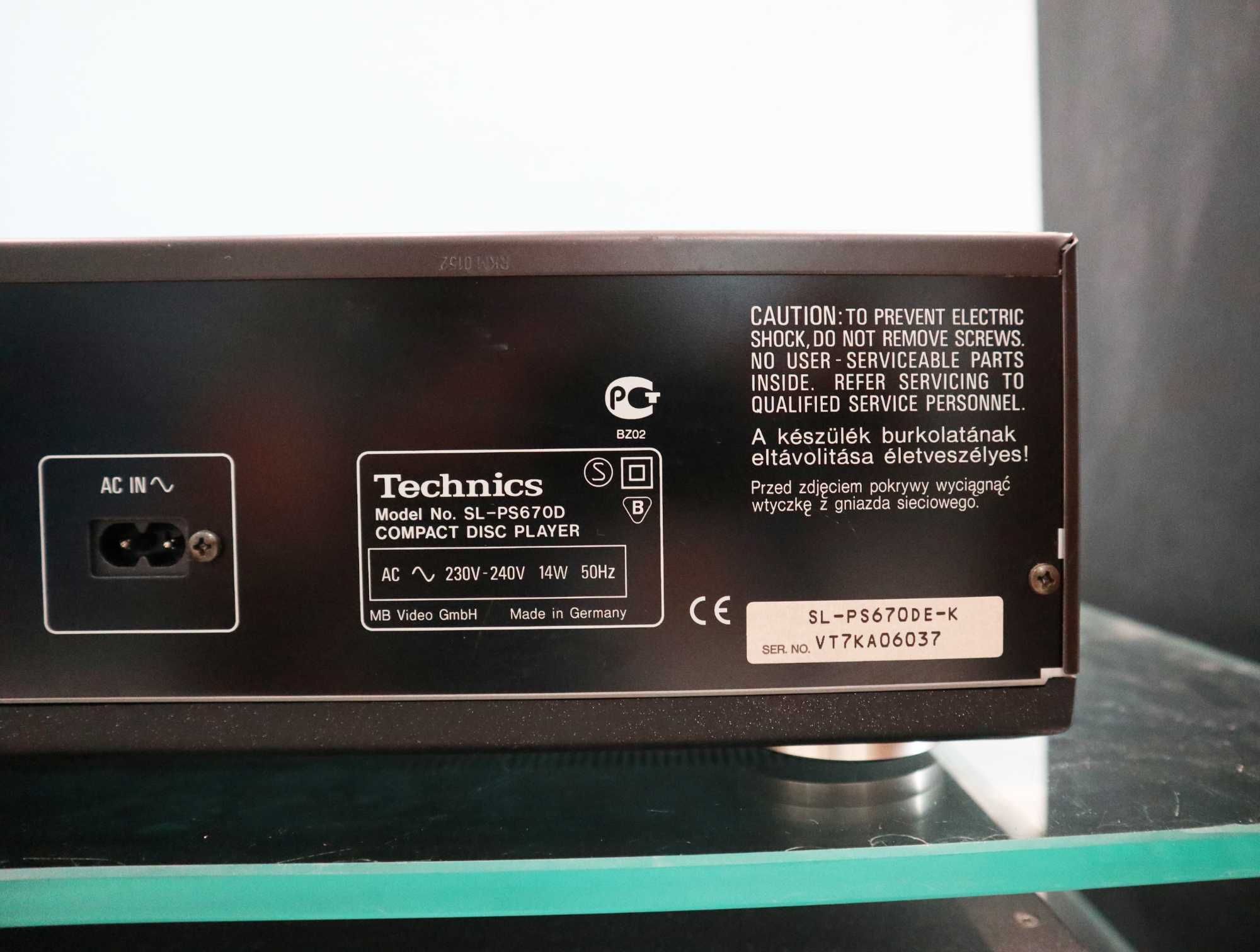 Cd проигрыватель Technics sl-ps670d