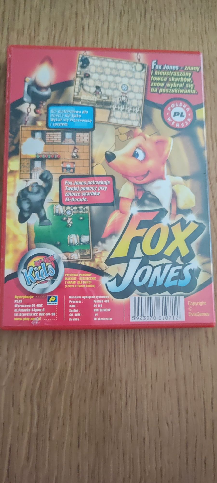 Fox Jones gra PC wersja PL