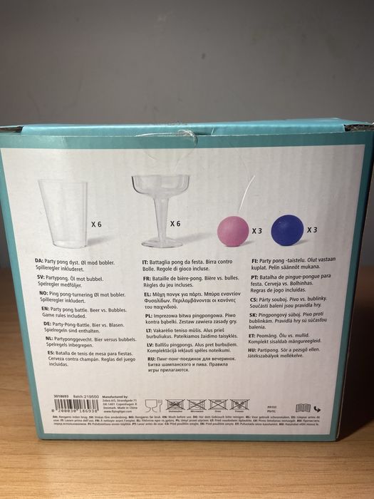 Party Pong Battle Beer vs Bubbles da Tiger - Nunca utilizado