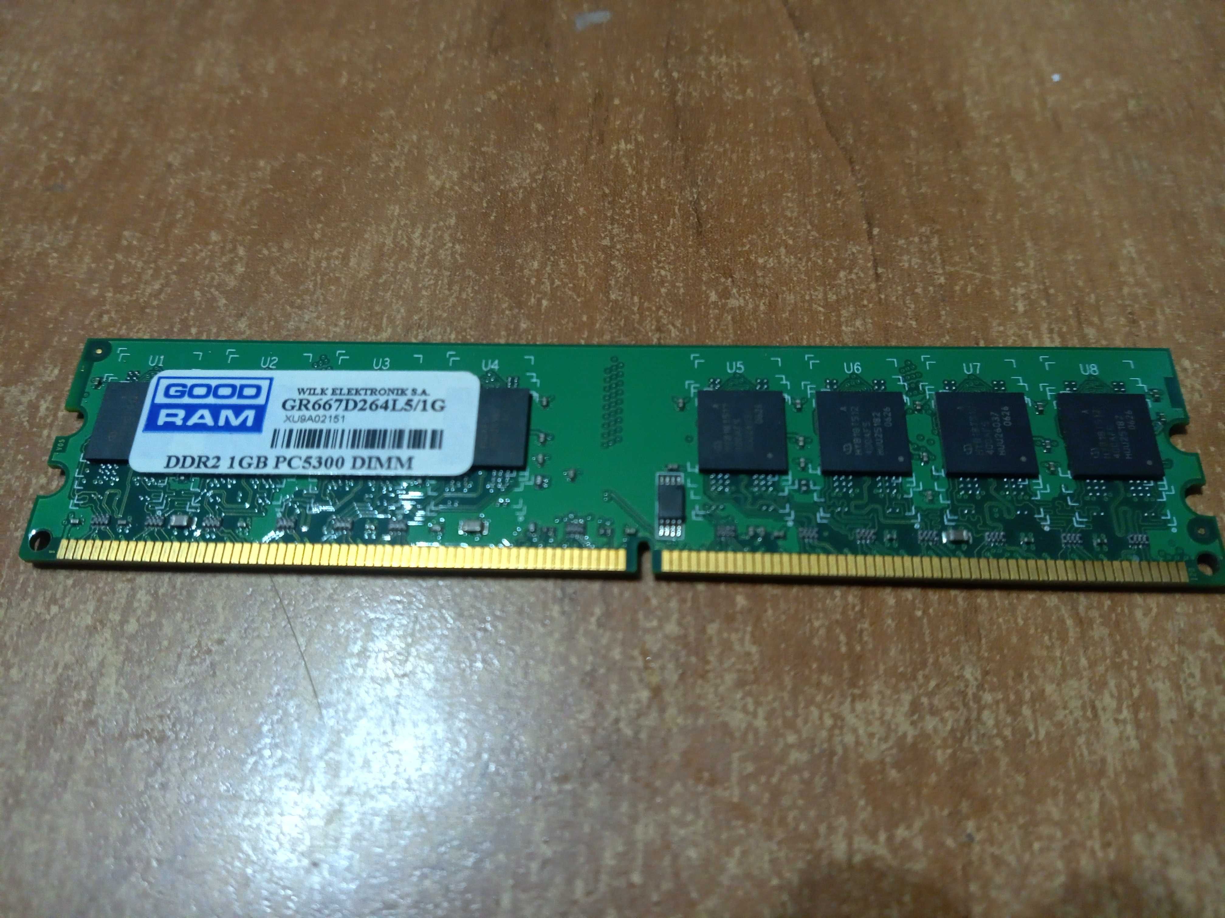 Pamieć Goodram DDR2 1GB 667 gr667d264l5/1G CL5 -WYSYŁKA 1zł-