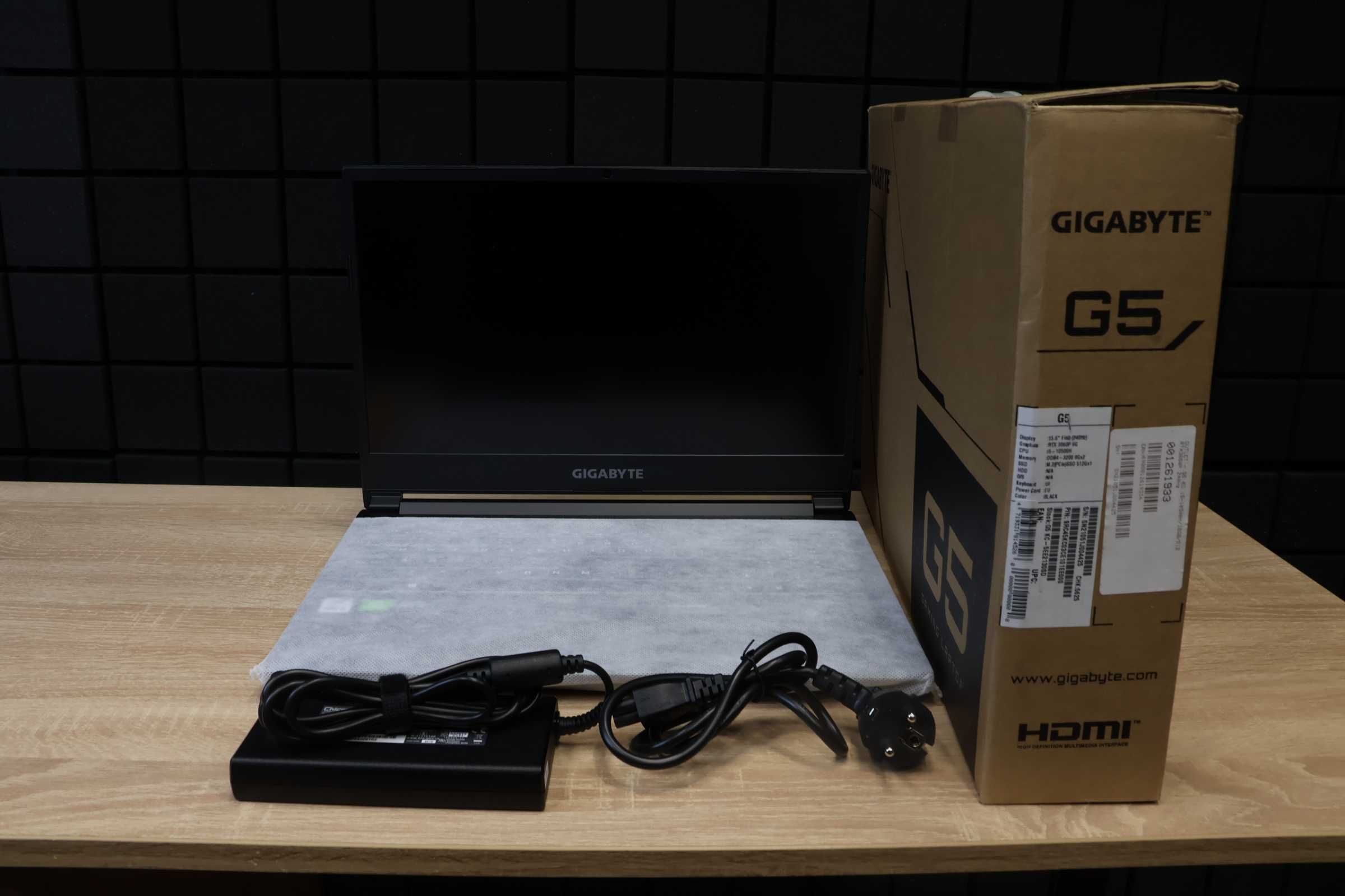 Новий ноутбук Gigabyte G5/15.6" FHD IPS 240HZ/i5/16/512/RTX 3060