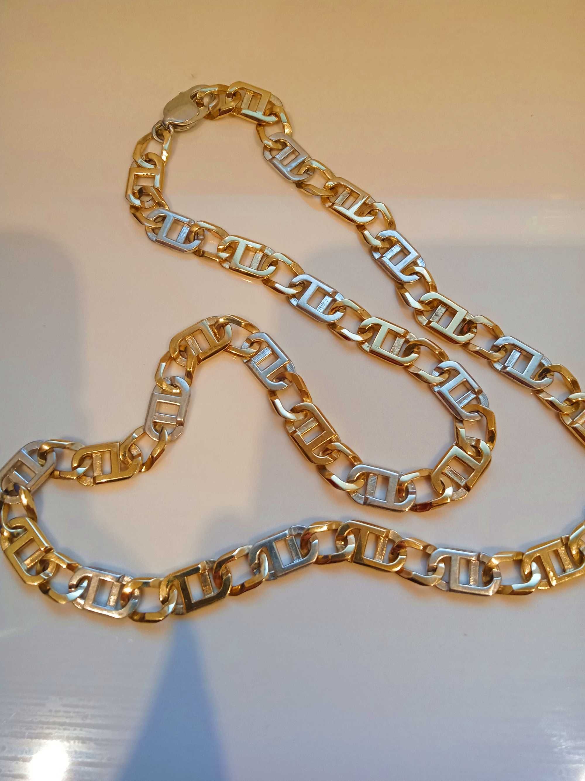 Złoty łańcuszek 333 65 gram, 9 mm szeroki 8 k