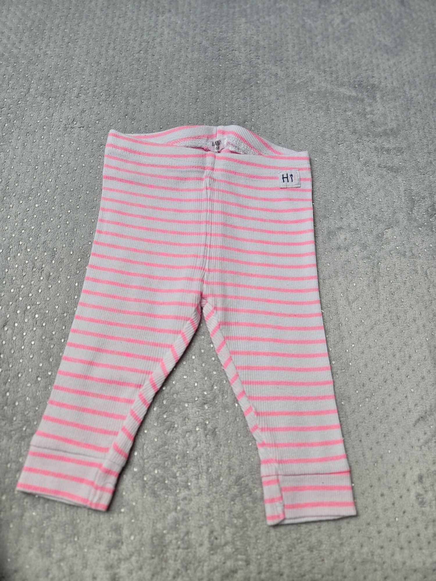 Legginsy w paski rozmiar 68