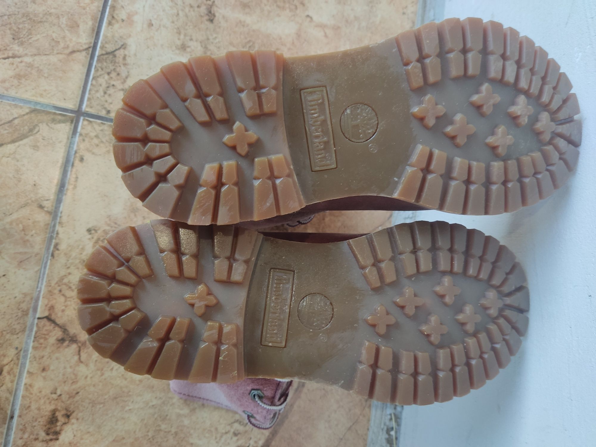 Зимние сапоги/ботинки Timberland waterproof на меху коричневые люверсы