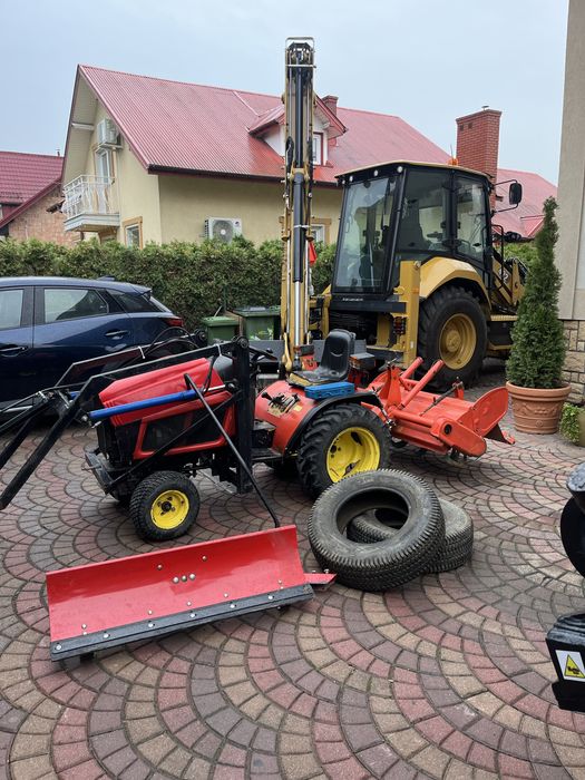 Traktorek glebogryzarka kubota japonski 4x4 18km tur diesel 17km 2cyl