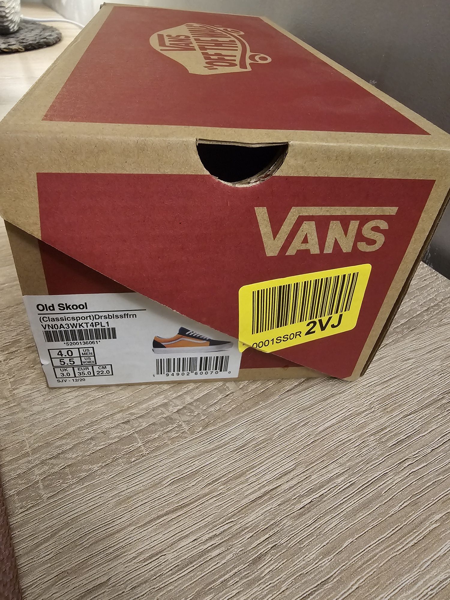 Trampki Vans rozmiar 35