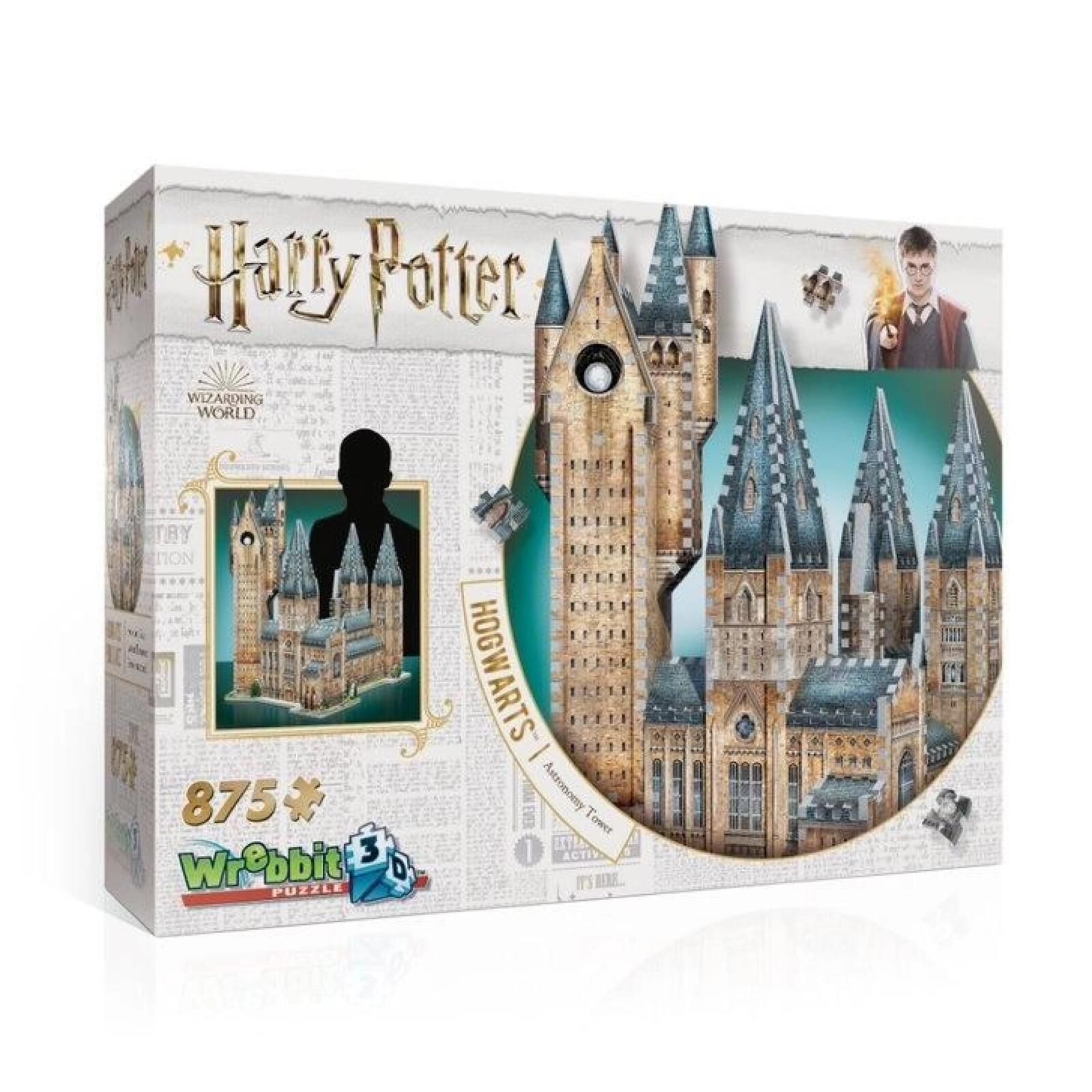 Wrebbit Puzzle 3D 875 el HP Hogwarts Astronomy pudełko,411x307 mm