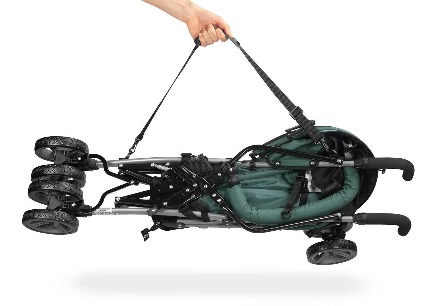 Wózek spacerowy parasolka ALFA DARK GREEN TERO-5790