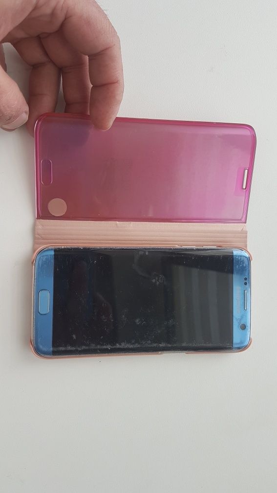 Do kolekcji - obudowa - pokrowiec s7 edge - pink - nowy