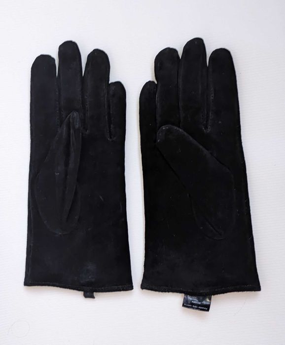 Жіночі замшеві рукавички розмір 7 / S / 18 см