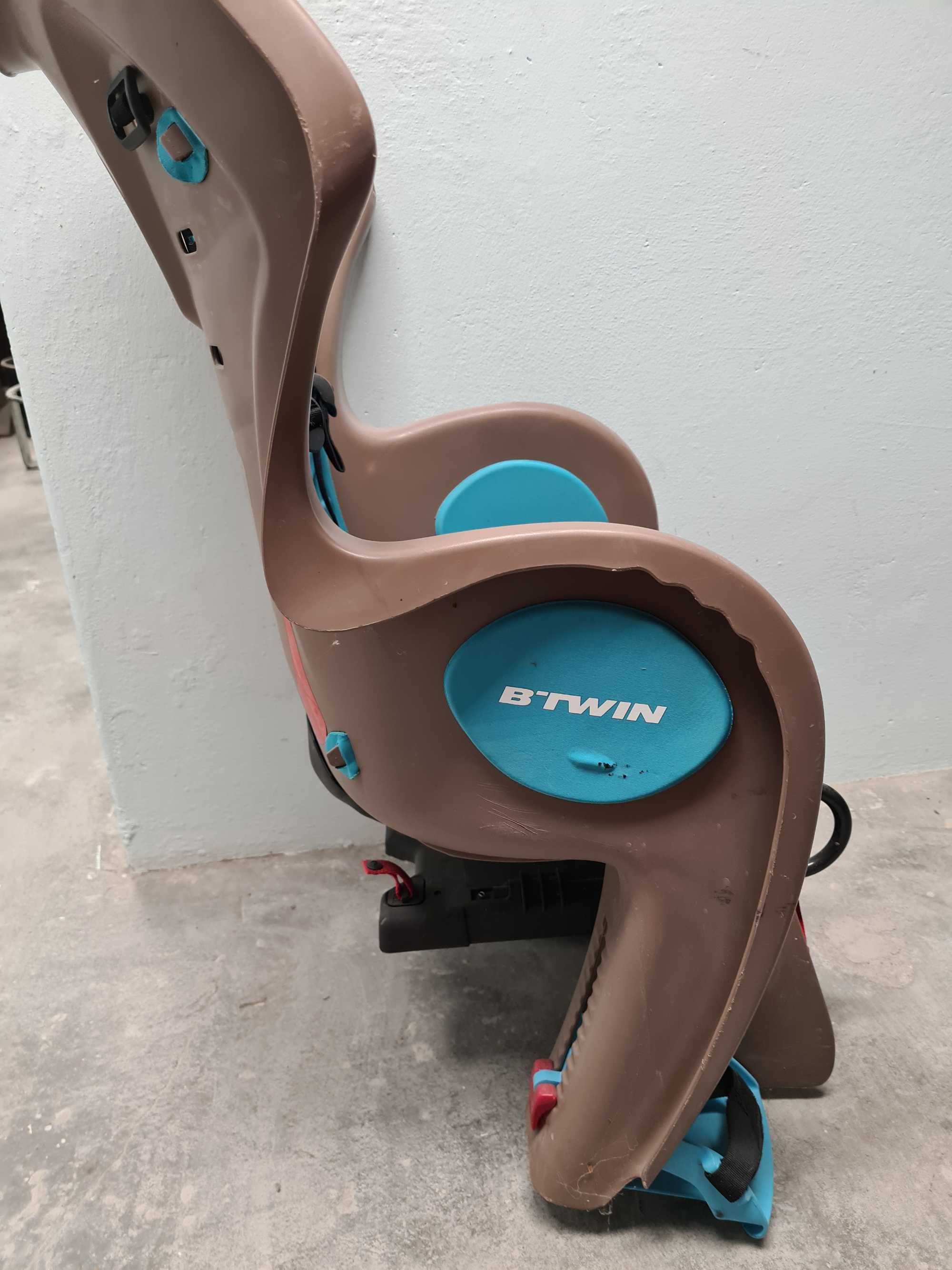 Fotelik rowerowy dla dziecka Btwin do 22kg
