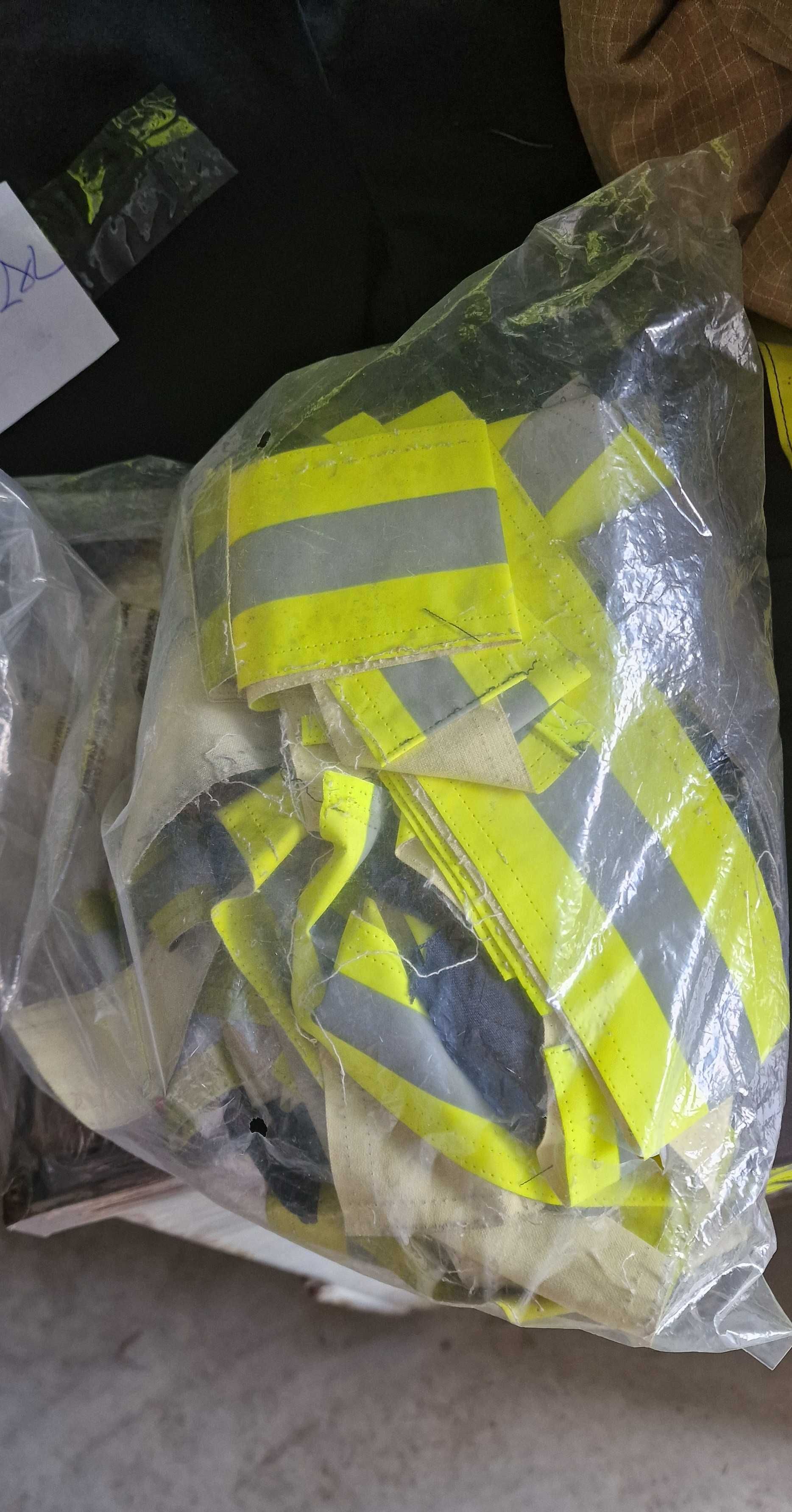 STRAŻ paski odblaskowe ostrzegawcze strażackie z nomexu ubrania spec.