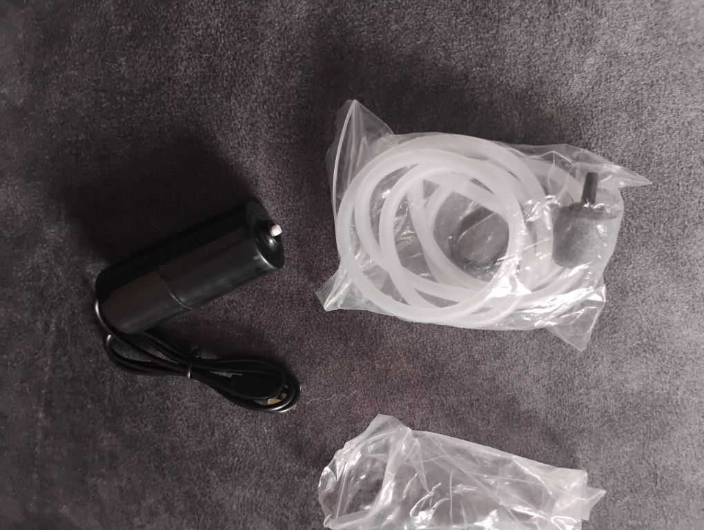 Pompka napowietrzanie akwarium USB