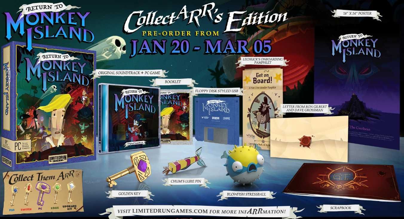 Return To Monkey Island PC BIG BOX LRG Nowy/Folia