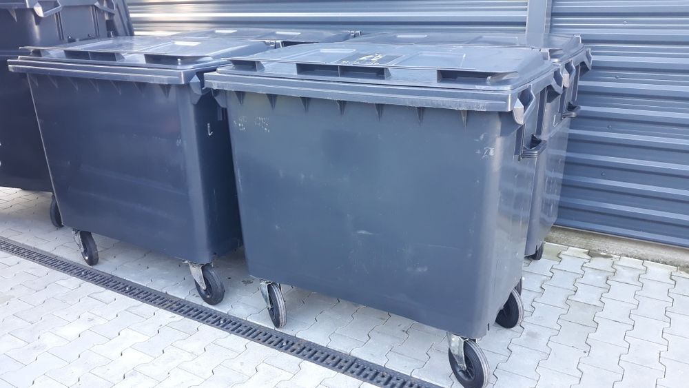 Kosz na śmieci pojemnik na odpady 660 litrów mniejszy 1100 FV