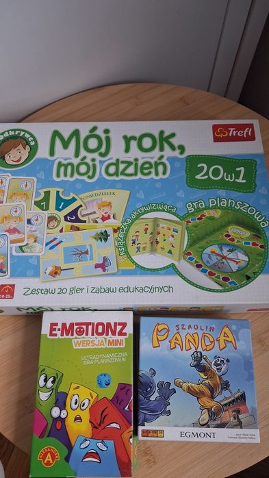 Gry planszowe do nauki i zabawy dla dzieci.