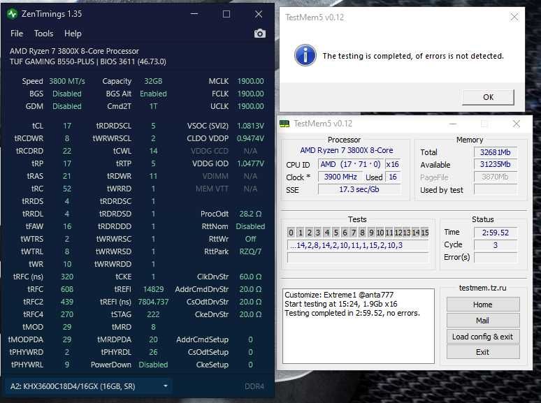 Ryzen 7 3800X 8 ядер, торг. 3800Mhz шина. Золотой образец.