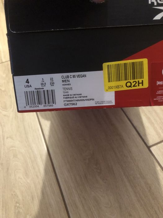 SUPER CENA | reebok club c 85 | nowe powystawowe