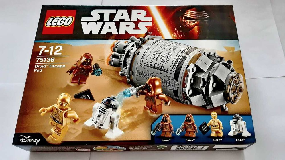 Lego Star Wars A New Hope 75136 Droid Escape Pod selado
