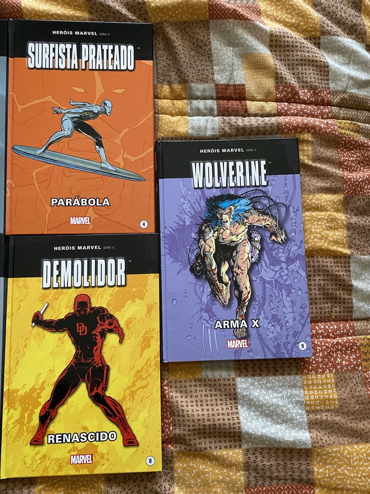 Banda Desenhada Coleção Livros Heróis Marvel Série 2