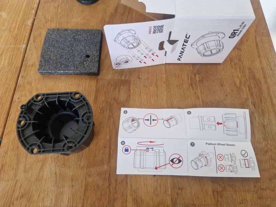 Fanatec QR1 Lite Wheel-Side - Novo, na caixa