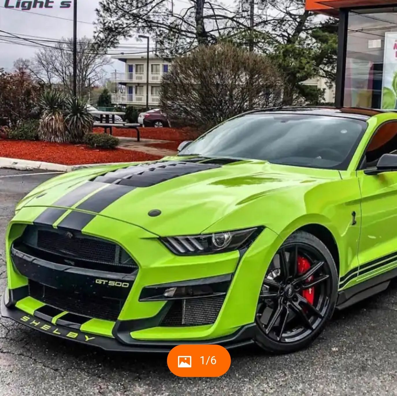 Бампер передній GT-500 стиль на ford Mustang VI, 2015-2017