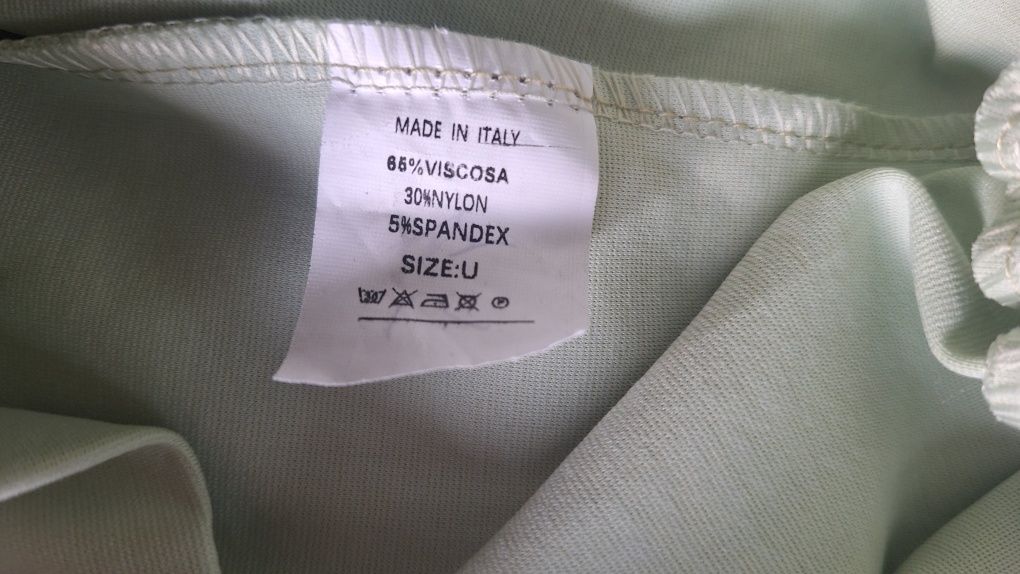 Spodnie mięta wiskoza