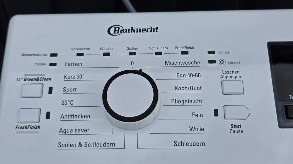Pralka od góry Bauknecht 6kg,1200rpm, silnik ZEN, Soft Open, Freshfini