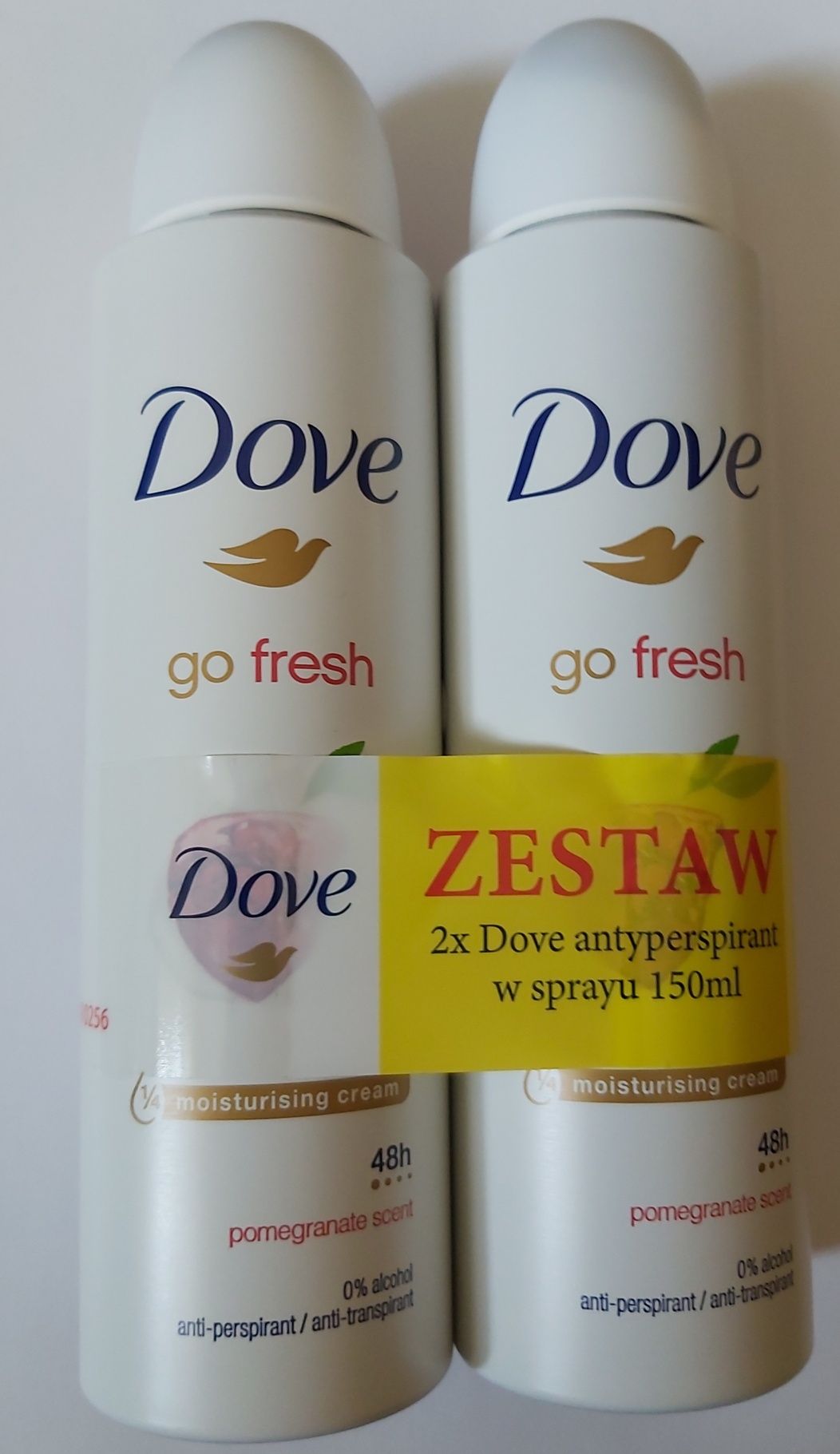 Dezodorant (antyprespirant) Dove Women Pomegranate (2x150 ml)