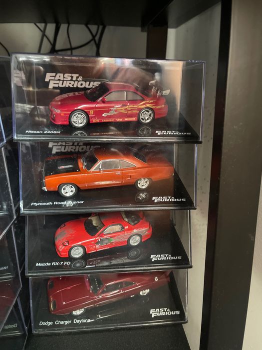 Carros da coleção velocidade furiosa