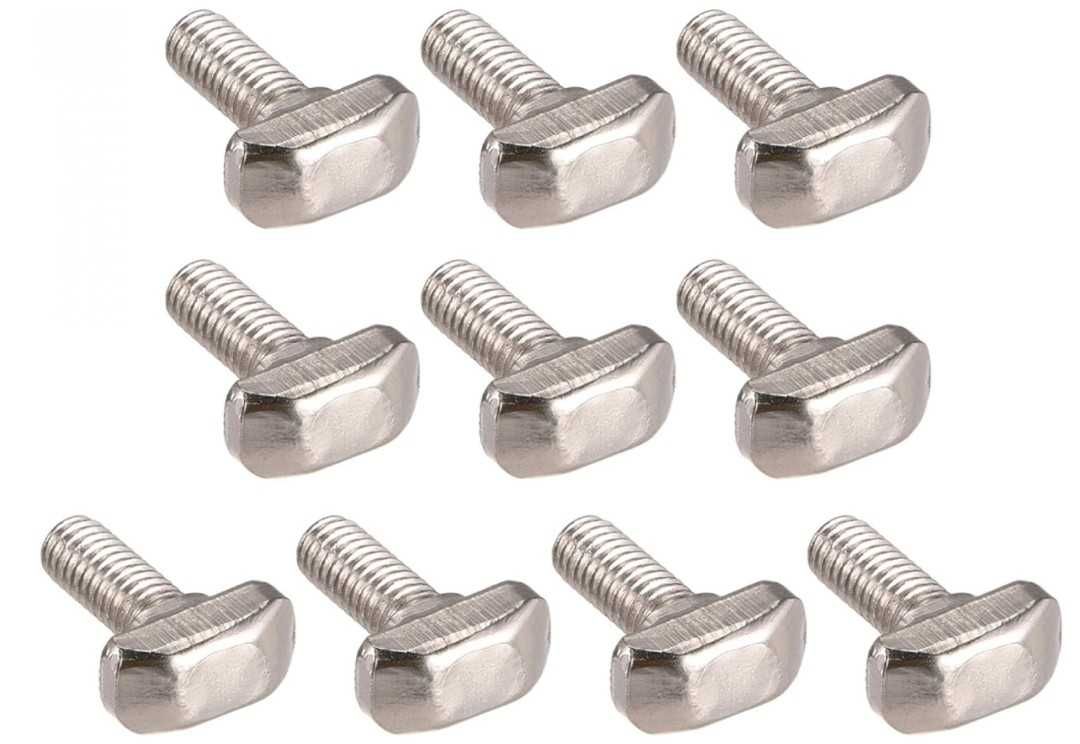 Śruba teowa M6x16mm 10 sztuk Sourcing map