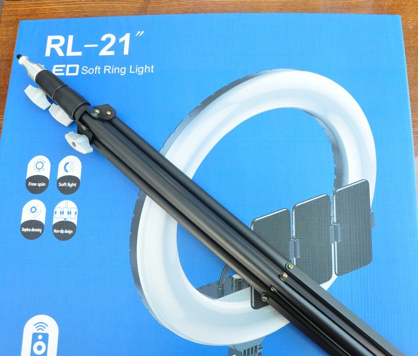 Большая светодиодная лампа, лед лампа кольцевая для фото