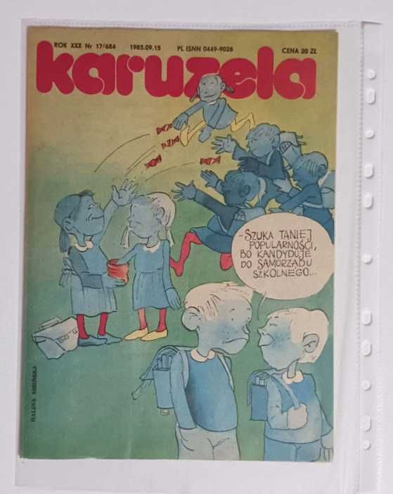 Czasopismo satyryczne Karuzela 1985 rok