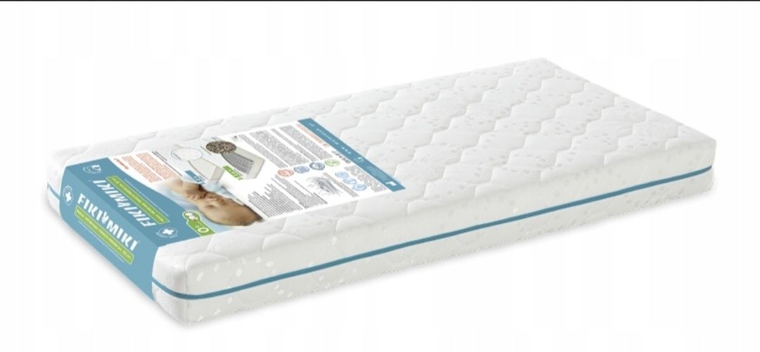 Materac do łożeczka 120x60 fiki miki dwustronny