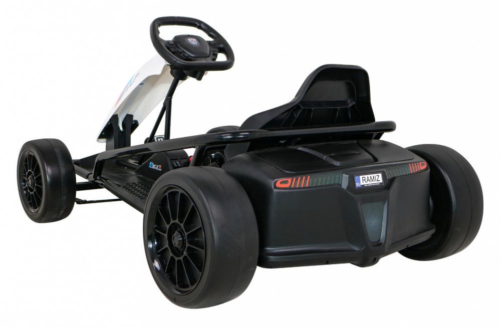 Gokart FX1 Drift Master biały dziecięcy samochodzik - EkstraZabawki.pl