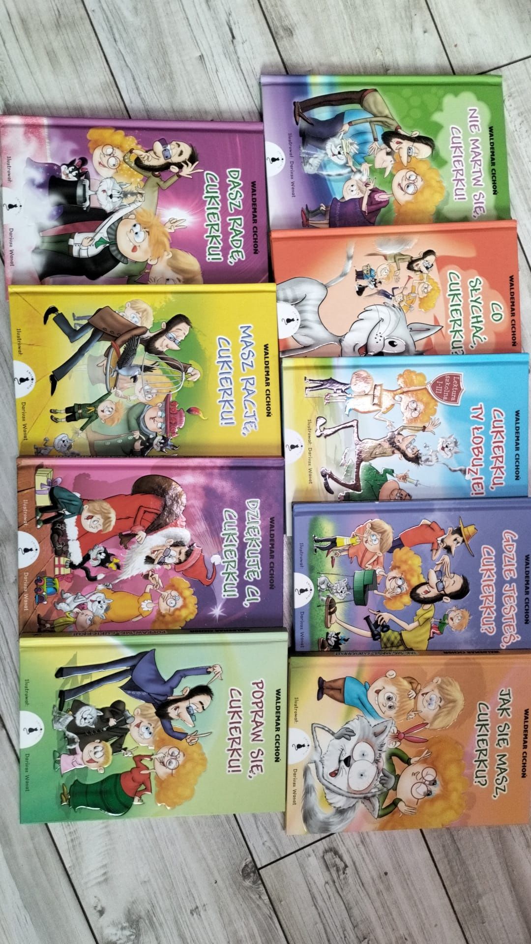 Książki kot Cukierek