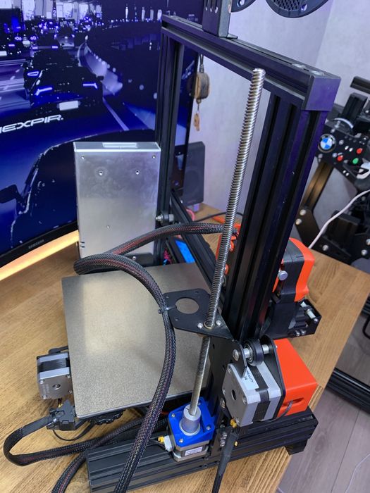 Creality Ender 3 pro з модами, skr mini e3 v3, pei пластина