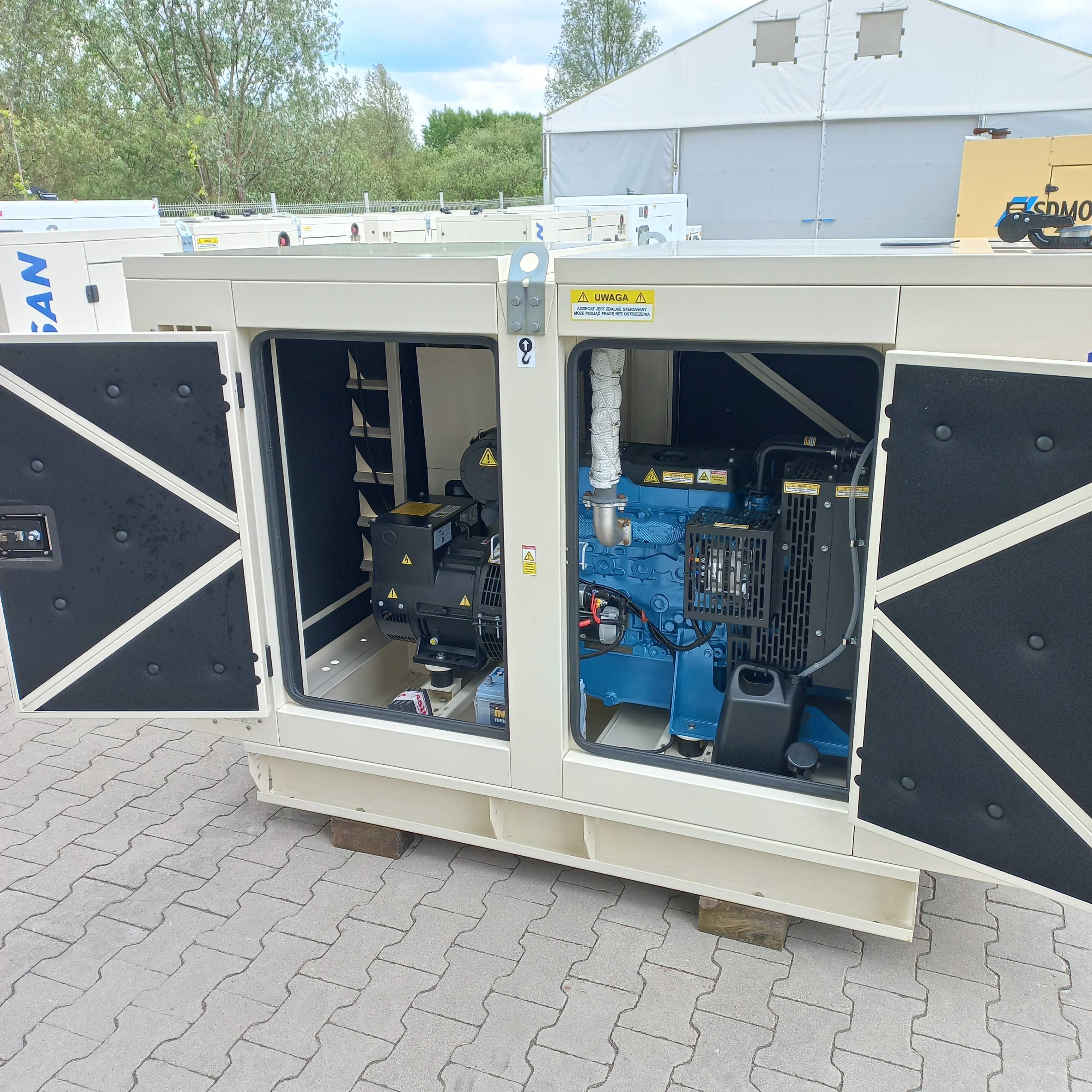 Agregat prądotwórczy 43 kVA 34,4 kW diesel electronic SILCO Gdańsk
