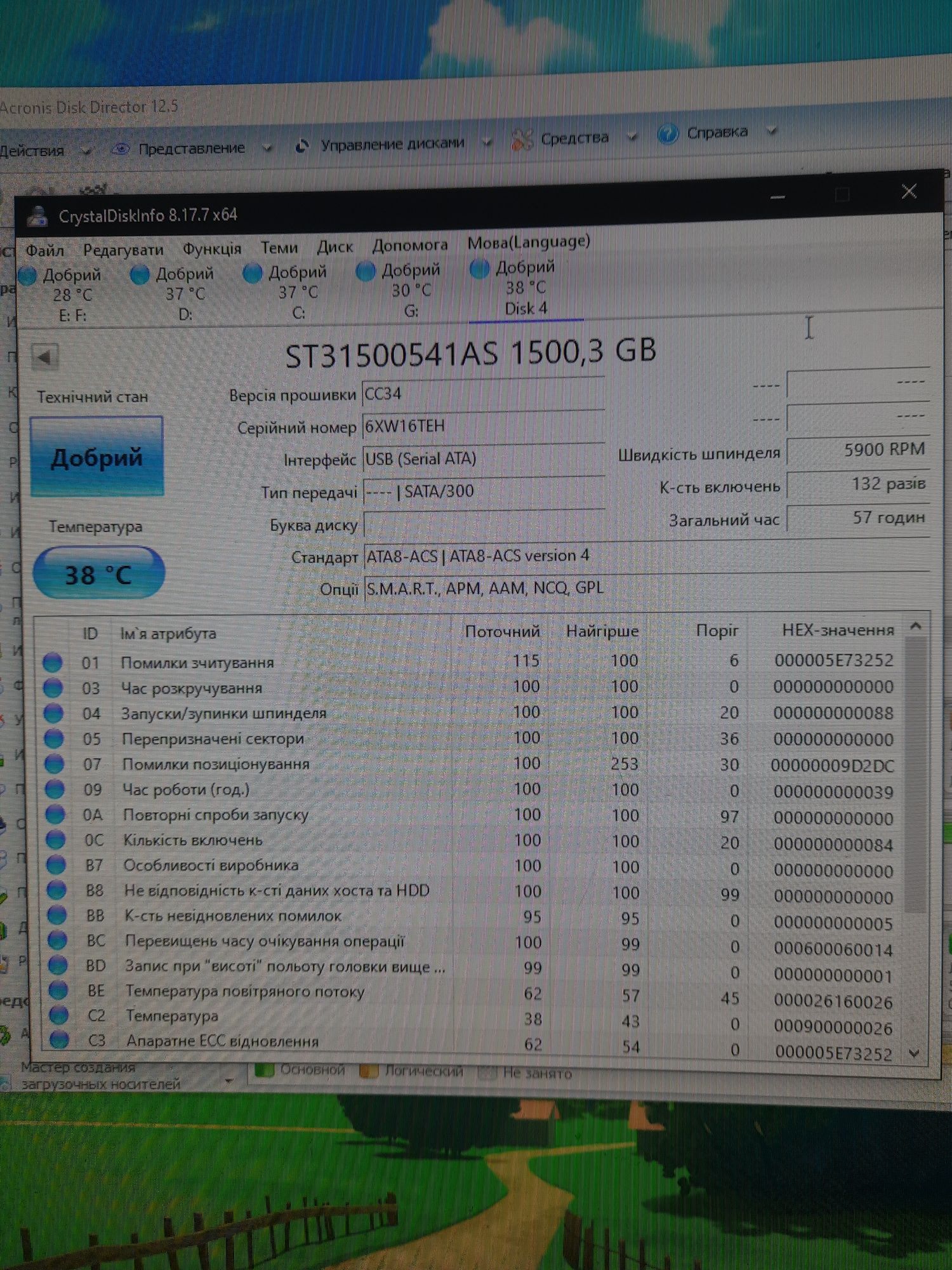Внешний жесткий диск Toshiba 1.5 Tb